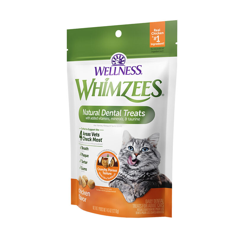 Whimzees, Feline Dental Treats - Chicken - 56.69 g image number null