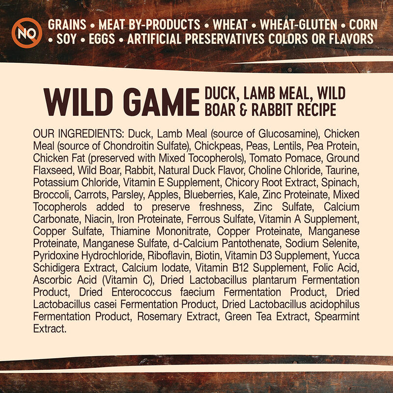 Wellness, Core, Grain Free Wild Game - 9.98 kg - Dry Dog Food image number null