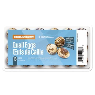 Big Country Raw, Quail Eggs - 18 ct - Frozen Dog Food
