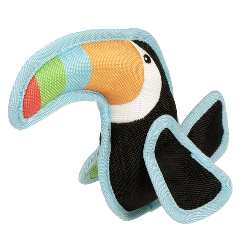 goDog Flap 'N Fun Tico Toucan - Dog Toy image number null