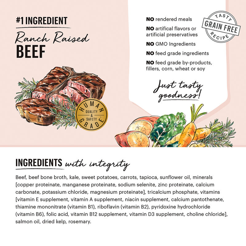The Honest Kitchen, One Pot Stew, Beef with Kale - Wet Dog Food image number null