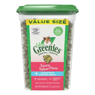 Greenies, Feline Dental Treat - Salmon - Cat Treat