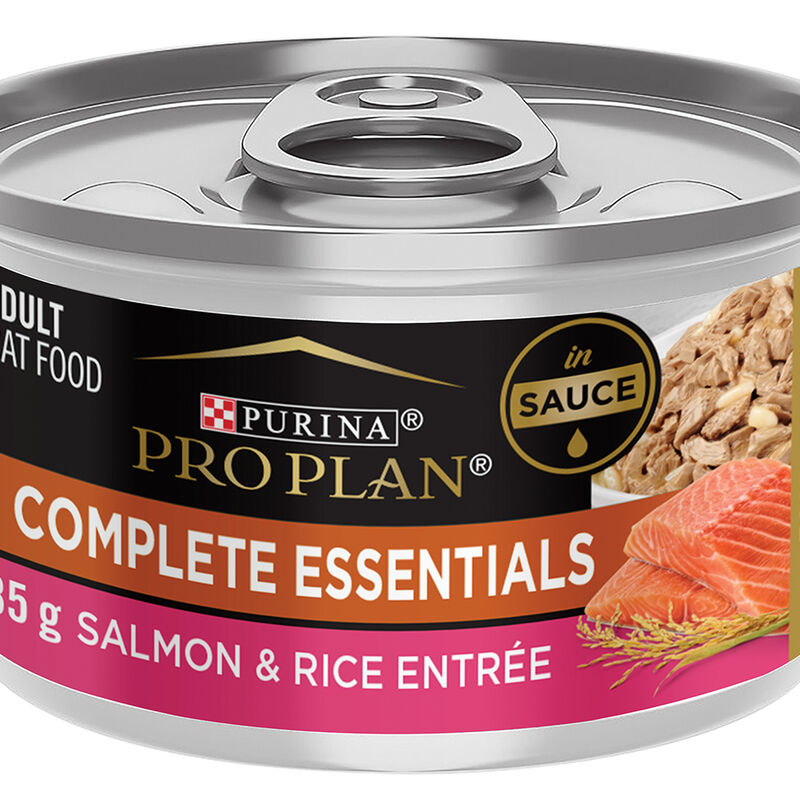 Pro Plan Wet Cat Complete Essentials Salmon & Rice EntrÃ©e 85g image number null