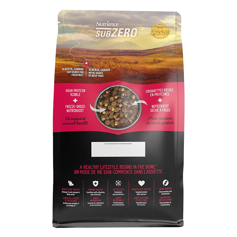 Nutrience, Adult Large Breed - SubZero Grain Free - Prairie Red - 10 kg - Dry Dog Food image number null