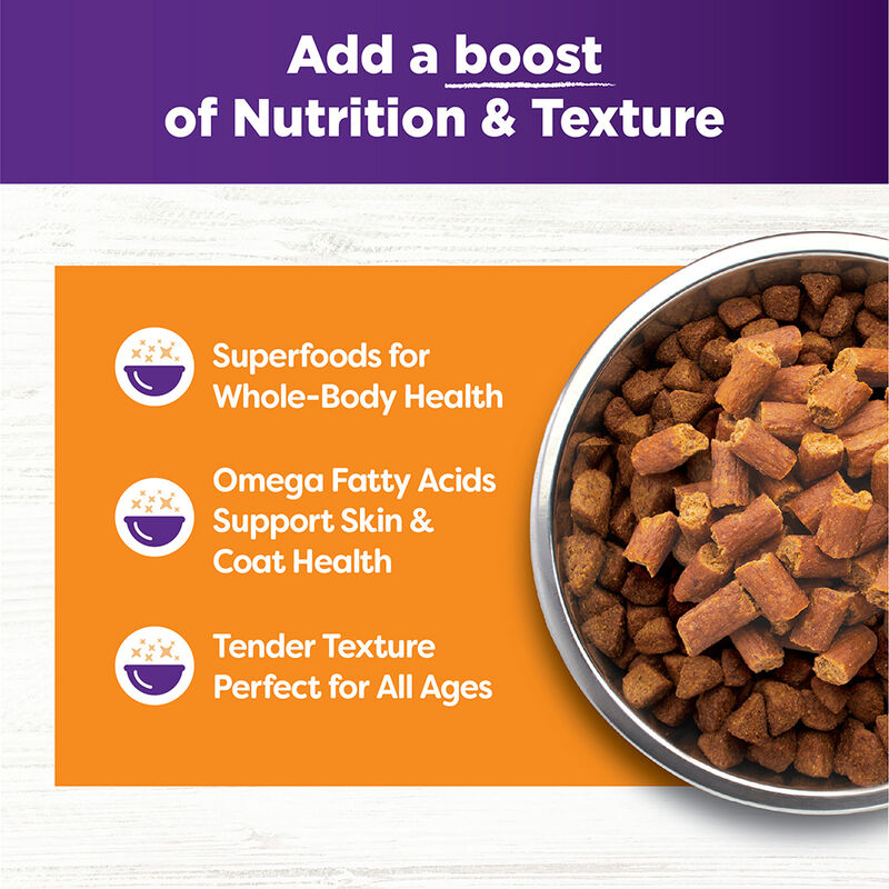 Wellness, Bowl Boosters - Tender Toppers Lamb & Salmon Recipe - 227 g - Freeze Dried Dog Food image number null
