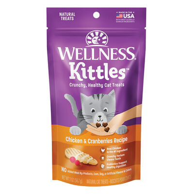 Wellness, Kittles Chicken & Cranberry - 2 oz - Cat Treat