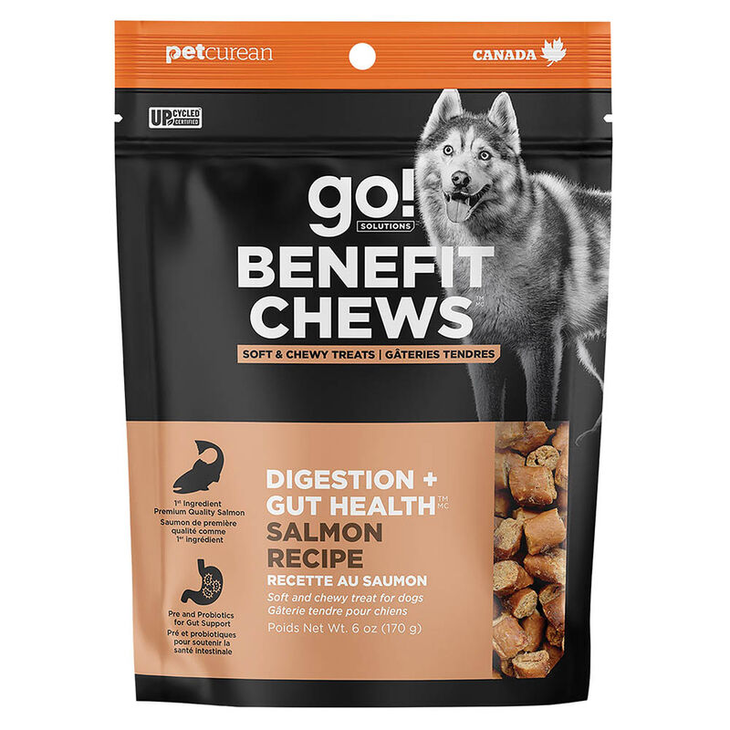 Go! Solutions,Benefit Chews - Digestion + Gut Health Salmon Dog Treats - 170 g image number null