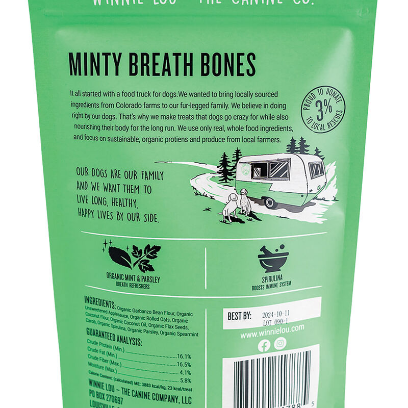 Winnie Lou, Minty Breath Bones - 113 g image number null
