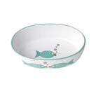 PetRageous, Bubble Fish Oval Bowl - Turquoise Shimmer - 2 cup image number null