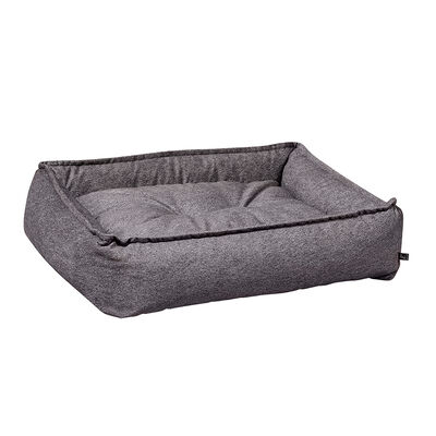 Bowsers, Sterling Lounge Bed - Gravel - Plush Dog Bed