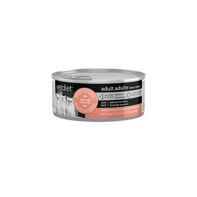 Vetdiet, Can, Adult Feline - Indoor - Salmon - 156 g - Wet Cat Food