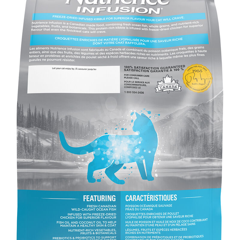 Nutrience, Adult Feline - Infusion - Fish - Dry Cat Food image number null