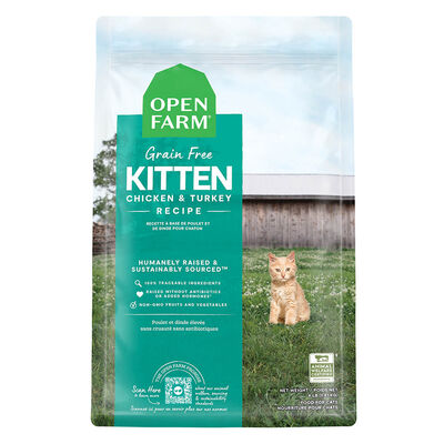 Open Farm,  Kitten Recipe - Dry Cat Food