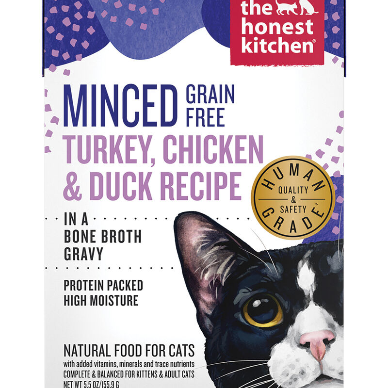 The Honest Kitchen, Grain Free Chicken & Duck in Bone Broth Gravy - Wet Cat Food image number null