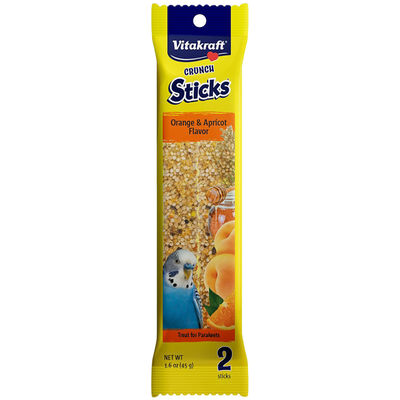 Vitakraft, Parakeet Crunch Sticks Orange - 1.08 oz