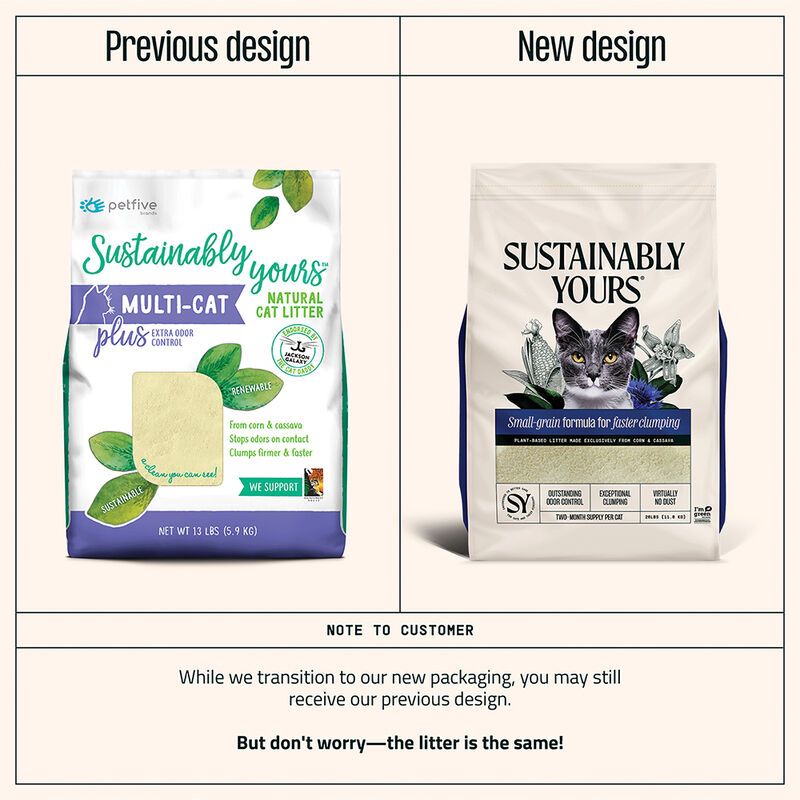 Biodegradable Multi Cat Odor Litter - Small Grain image number null