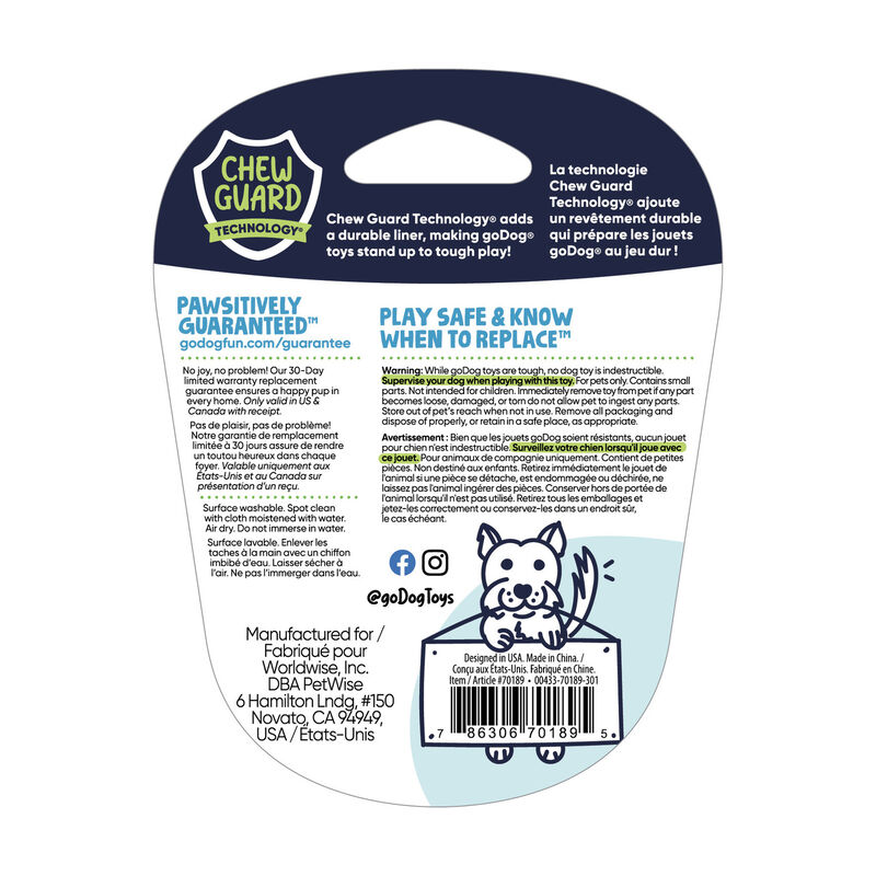 goDog Flap 'N Fun Freddy Frog - Dog Toy image number null