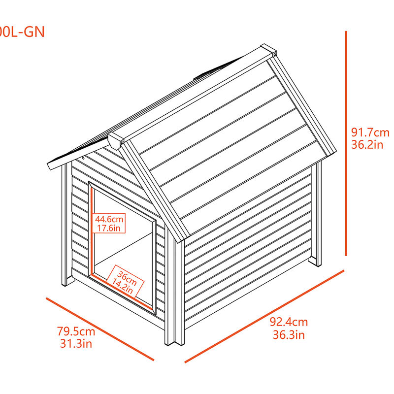 New Age Pet, Bunkhouse Dog House - Maple image number null