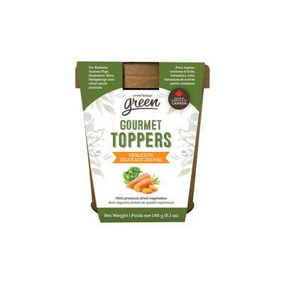 Living World Green, Small Animal Toppers - Vegilicious - 145 g