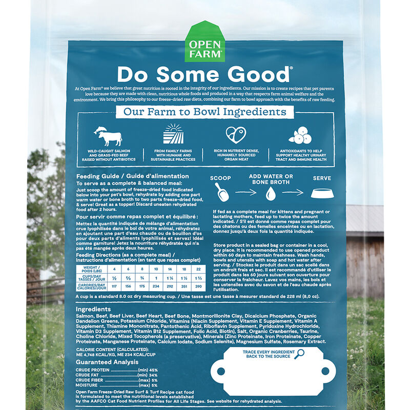 Open Farm, Freeze Dried Raw Morsels - Surf & Turf - Freeze Dried Cat Food image number null