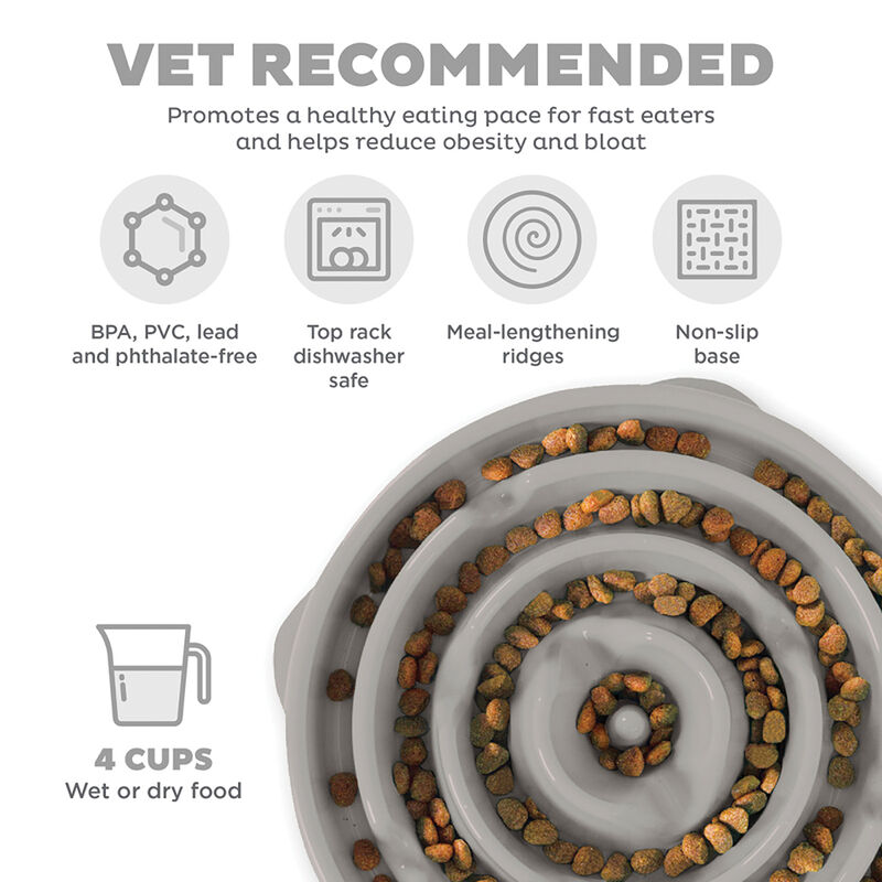 Outward Hound, Fun Feeder Drop - Grey image number null