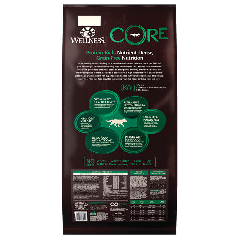 Wellness, Core, Grain Free Wild Game - 9.98 kg - Dry Dog Food image number null