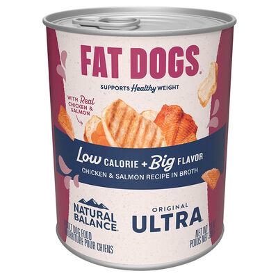 Natural Balance, Can, Adult - Fat Dog - Chicken & Salmon - 368 g - Wet Dog Food