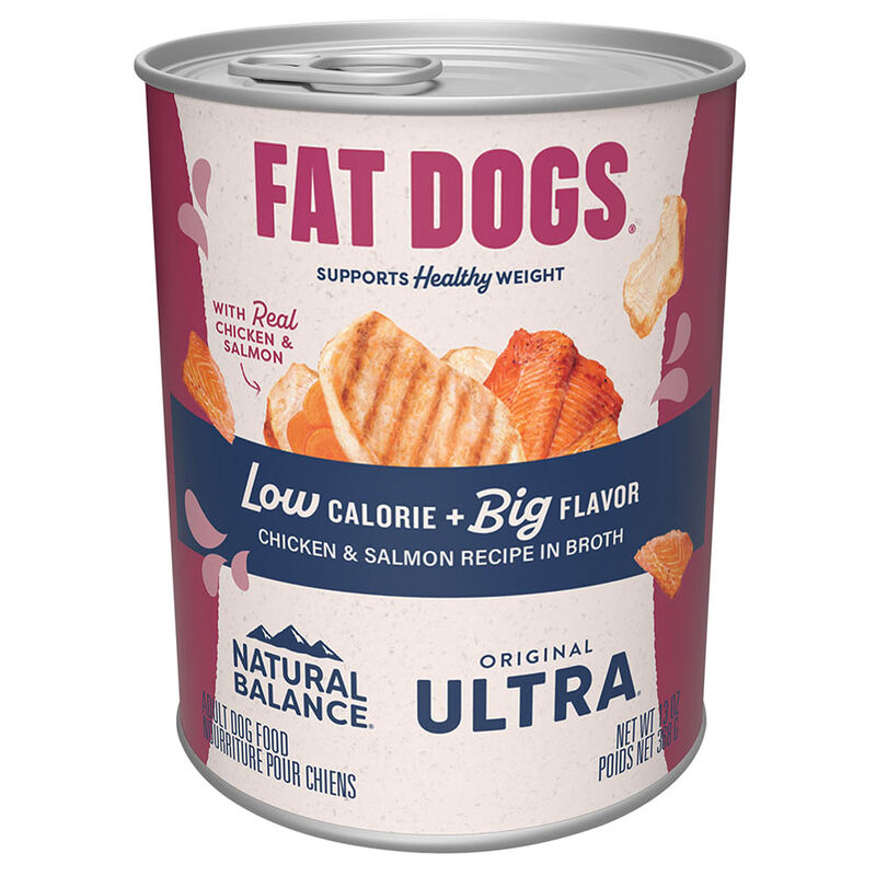Natural Balance, Can, Adult - Fat Dog - Chicken & Salmon - 368 g - Wet Dog Food image number null