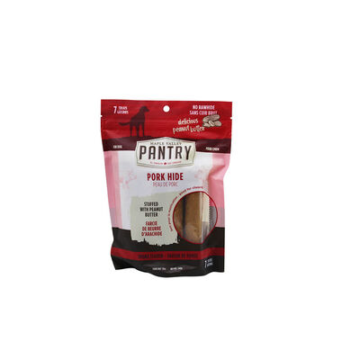 Maple Valley Pantry, Pork Filled Roll - Peanut Butter - Dog Rawhide & Natural Chews