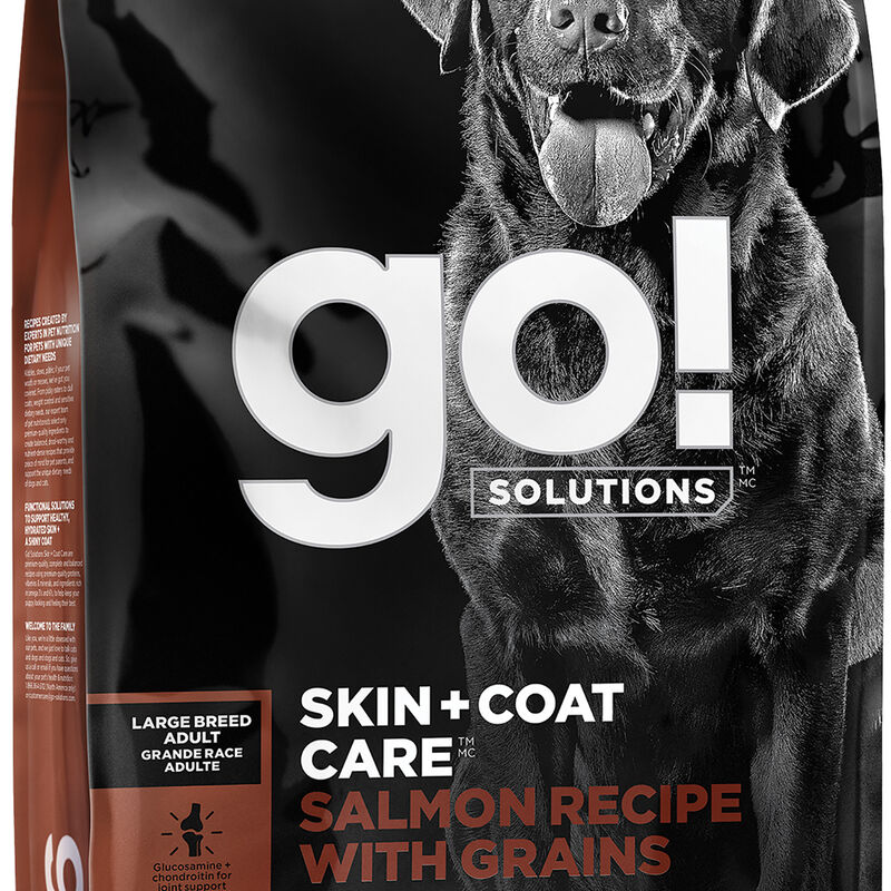 GO! SOLUTIONS, Adult LB - Skin & Coat w/ Grains - Salmon - Dry Dog Food image number null
