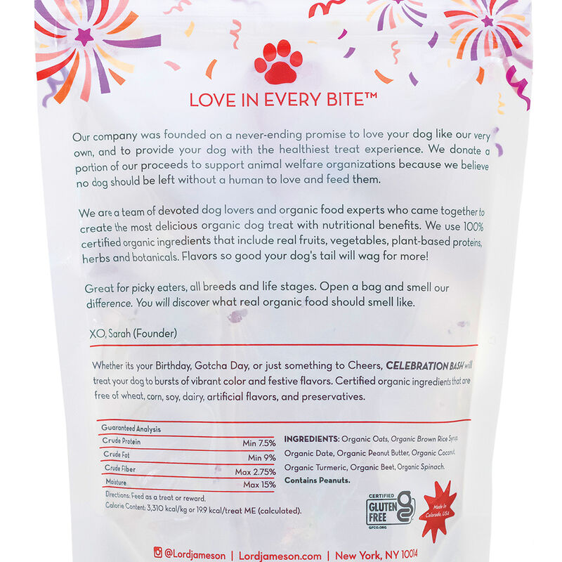 Lord Jameson, Celebration Bash - 170 g Dog Treats image number null