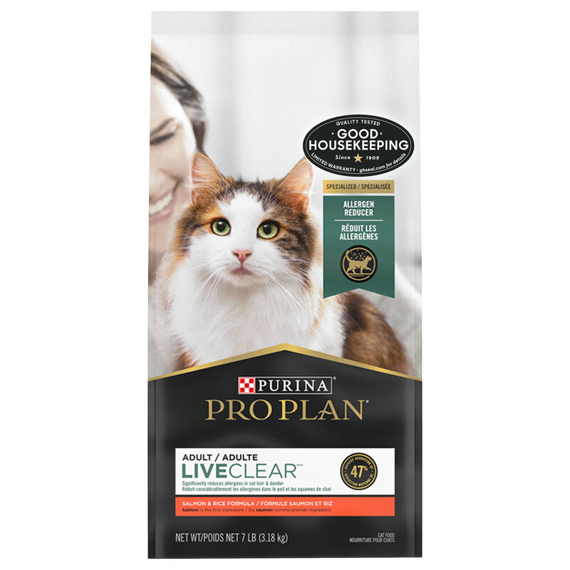 Pro Plan, Feline Adult - Live Clear - Salmon & Rice - Dry Cat Food image number null