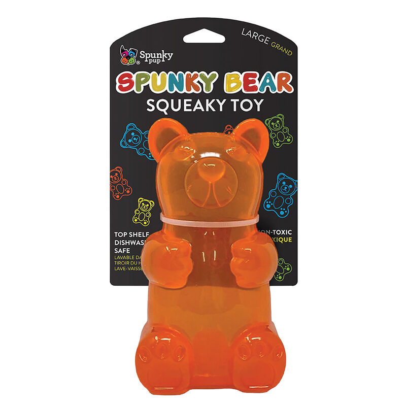 Spunky Pup, Spunky Bear - Squeaky Toy image number null