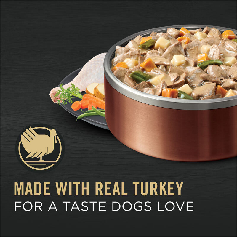 Pro Plan, Adult Complete Essentials - Turkey & Vegetables - 368 g - Wet Dog Food image number null