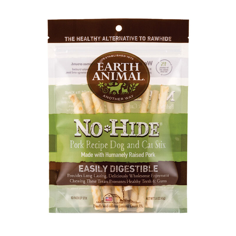 Earth Animal, Pork  No-Hide STIX - 10 pk image number null