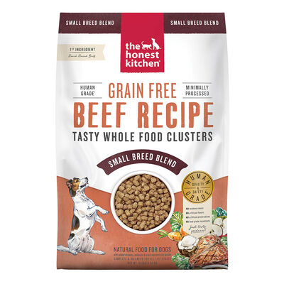 The Honest Kitchen, Whole Food Clusters - Grain Free - Small Breed - Beef - Dry Dog Food