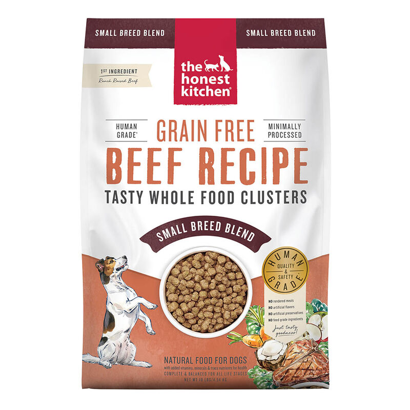 The Honest Kitchen, Whole Food Clusters - Grain Free - Small Breed - Beef - Dry Dog Food image number null