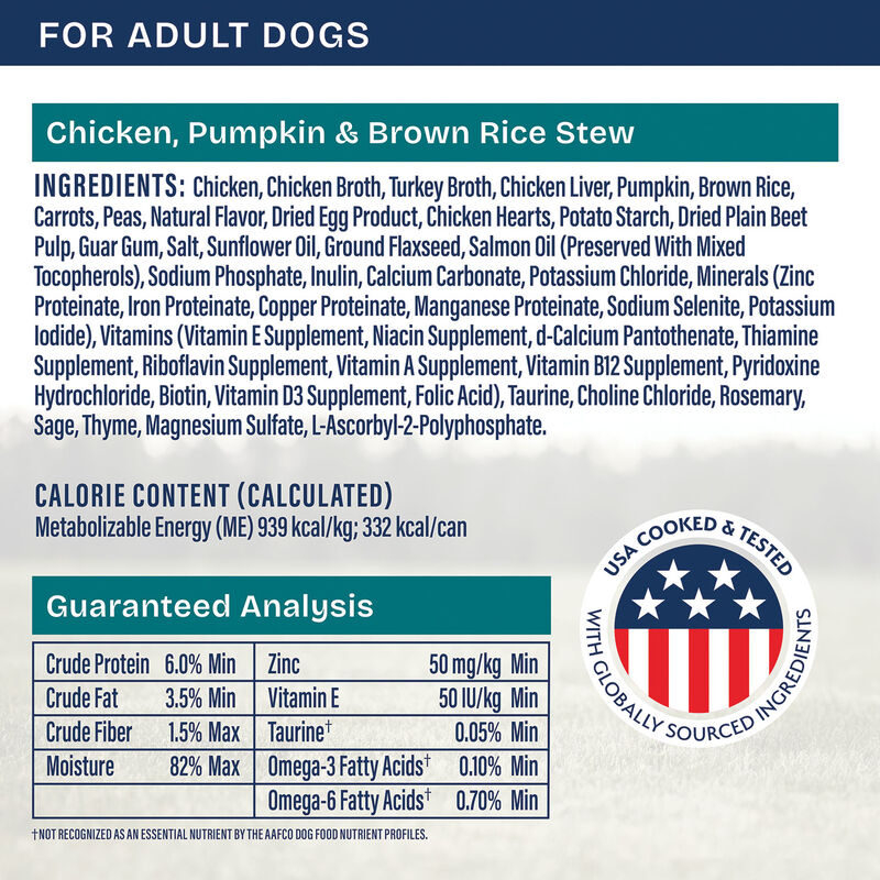 Natural Balance, Health Protection - Chicken & Pumpkin Stew - Wet Dog Food image number null