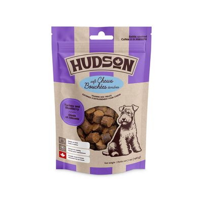 Hudson, Turkey & Blueberry Soft and Chewy Dog Treats