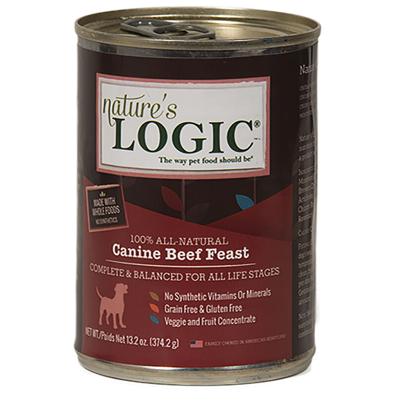 Nature's Logic, Can, Adult - Beef Feast - 374 g image number null