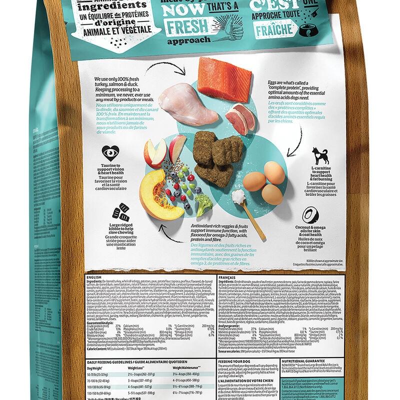 NOW FRESH, Adult GF Large Breed - 5.44 kg - Dry Dog Food image number null