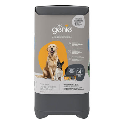 Pet Genie, Dog Waste Disposal System with Jumbo Refill