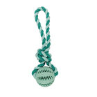 Bozzy Dental Ball with Rope Dog Toy image number null