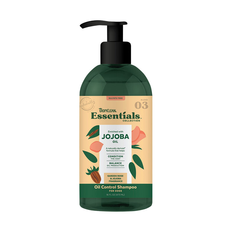 TropiClean, Essentials Jojoba Oil Shampoo - 16 fl oz image number null