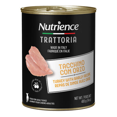 Nutrience, Trattoria - Turkey with Barley Recipe - Wet Dog Food