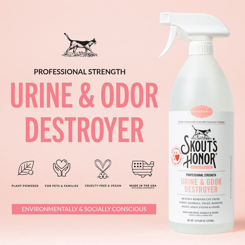 Skouts Honor, Cat Urine & Odor Destroyer - 35 oz image number null