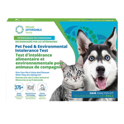 5Strands Affordable Testing,
Pet Food & Environmental Intolerance Testing Kit