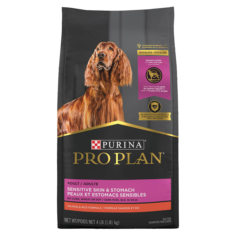 Purina Pro Plan Specialized Sensitive Skin & Stomach Adult, Salmon & Rice image number null