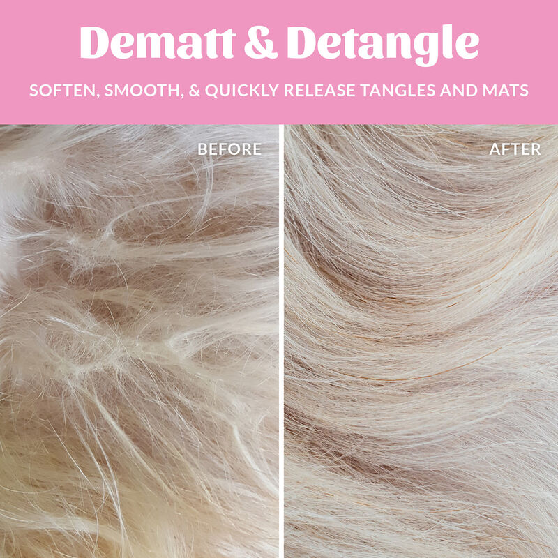 Skouts Honor, Happy Puppy Detangler - Lilac - 8 oz image number null