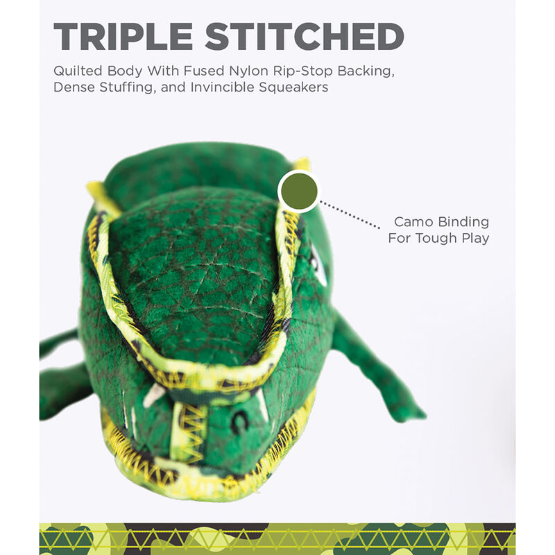 Outward Hound, Xtreme Seamz Alligator - Green - Medium image number null